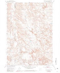 Cedar Butte NW 1951 topographic map thumbnail