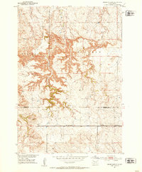Cedar Canyon 1951 topographic map thumbnail