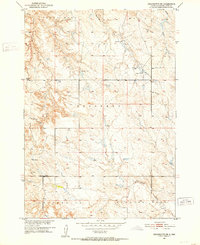 Cedar Butte NE 1951 topographic map thumbnail