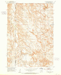 Cedar Butte NW 1951 topographic map preview