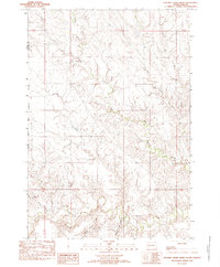 Chasing Hawk Draw 1982 topographic map thumbnail