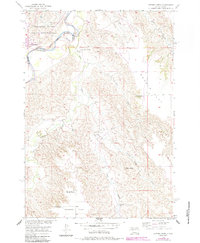 Cherry Creek 1956 topographic map thumbnail