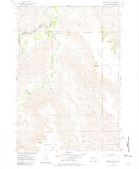 Cherry Creek 1956 topographic map thumbnail