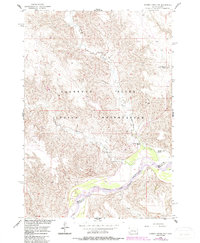 Cherry Creek NW 1956 topographic map thumbnail
