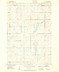 Clark Lake 1951 topographic map thumbnail
