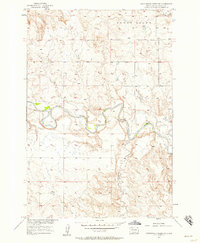 Cottonwood Creek NE 1956 topographic map thumbnail