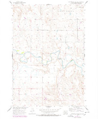 Cottonwood Creek NE 1956 topographic map thumbnail