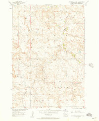 Cottonwood Creek SE 1956 topographic map thumbnail