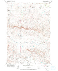 Cottonwood Draw 1953 topographic map thumbnail