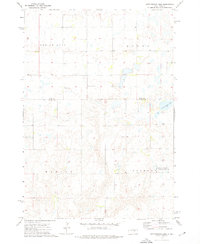 Cottonwood Lake 1973 topographic map thumbnail