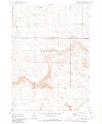 Cottonwood SE 1961 topographic map thumbnail
