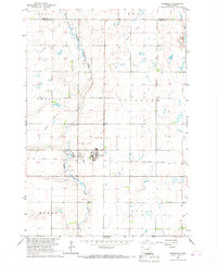 Cresbard 1966 topographic map thumbnail