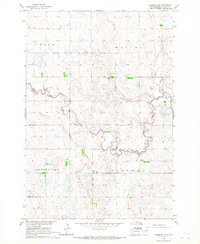 Cresbard SE 1966 topographic map thumbnail