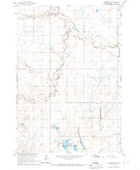 Cresbard SW 1966 topographic map thumbnail