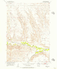 Creston 1954 topographic map thumbnail