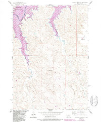 Crockett Mountains topographic map thumbnail