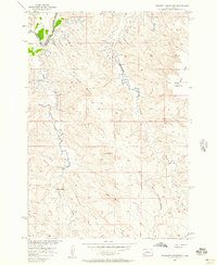 Crockett Mountains 1956 topographic map thumbnail