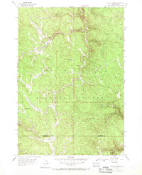 Crooks Tower 1956 topographic map preview