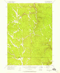 Crooks Tower 1956 topographic map thumbnail