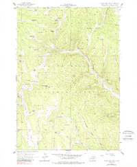 Crows Nest Peak 1956 topographic map thumbnail