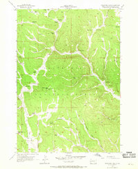 Crows Nest Peak 1956 topographic map thumbnail