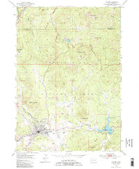 Custer 1954 topographic map thumbnail