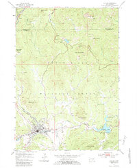 Custer 1954 topographic map thumbnail