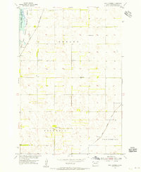 Daly Corners 1954 topographic map thumbnail
