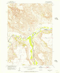 Dalzell NE 1954 topographic map thumbnail