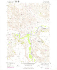 Dalzell NE 1954 topographic map thumbnail