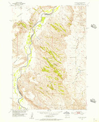 Dalzell SE 1954 topographic map thumbnail