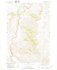 Dalzell SE 1954 topographic map thumbnail