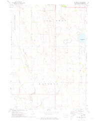 De Smet SE 1971 topographic map thumbnail