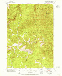 Deadman Mountain 1954 topographic map thumbnail