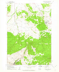 Deadwood North 1961 topographic map thumbnail