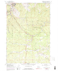 Deadwood South 1961 topographic map thumbnail