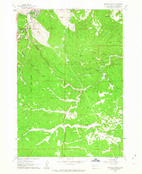 Deadwood South 1961 topographic map thumbnail