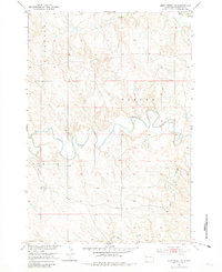 Deep Creek NE 1952 topographic map thumbnail