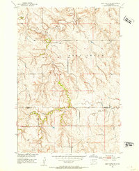 Deep Creek SE 1952 topographic map thumbnail