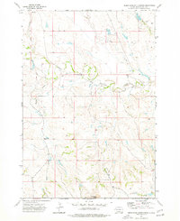 Deers Ears Butte North 1973 topographic map thumbnail