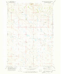 Deers Ears Butte South 1977 topographic map thumbnail