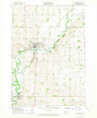 Dell Rapids 1962 topographic map thumbnail