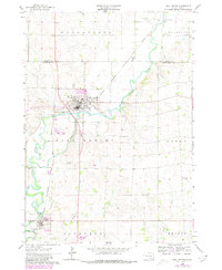 Dell Rapids 1962 topographic map thumbnail