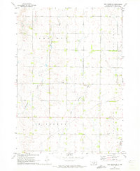 Dell Rapids NE 1972 topographic map thumbnail