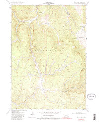 Ditch Creek 1956 topographic map thumbnail