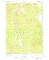 Ditch Creek 1956 topographic map thumbnail