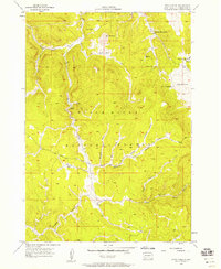 Ditch Creek 1956 topographic map thumbnail