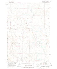 Doaks Butte topographic map thumbnail