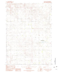 Dog Ear Lake 1982 topographic map thumbnail