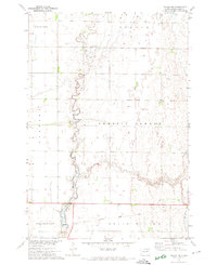 Doland NW 1971 topographic map thumbnail